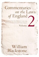 Commentaries on the Laws of England Volume 2 (Used Books) (hc) - Blackstone