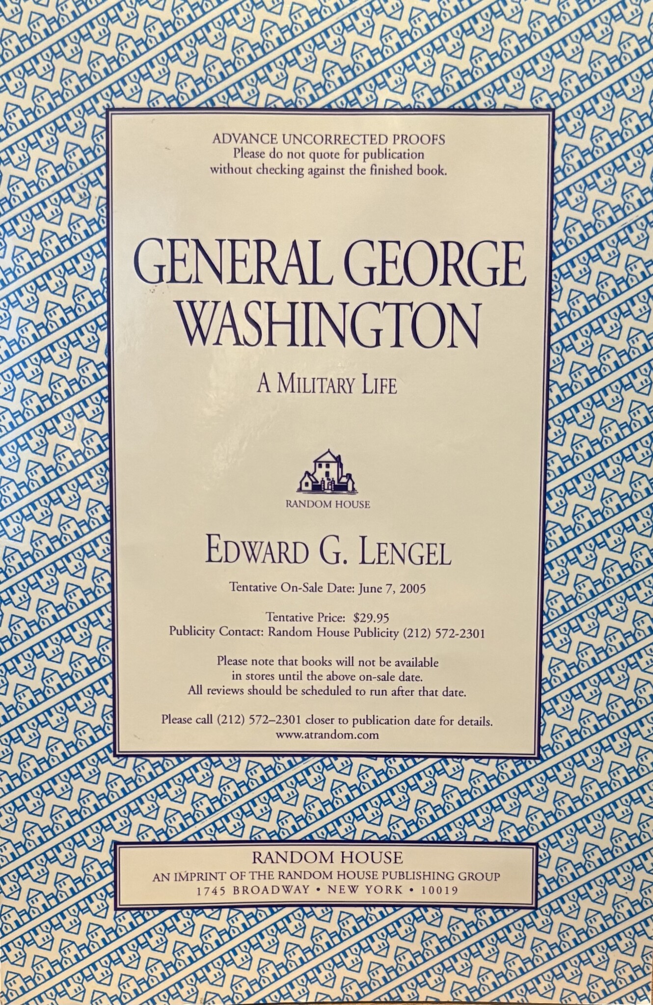 General George Washington: A Military Life (Used Books) (pb) -Lengel
