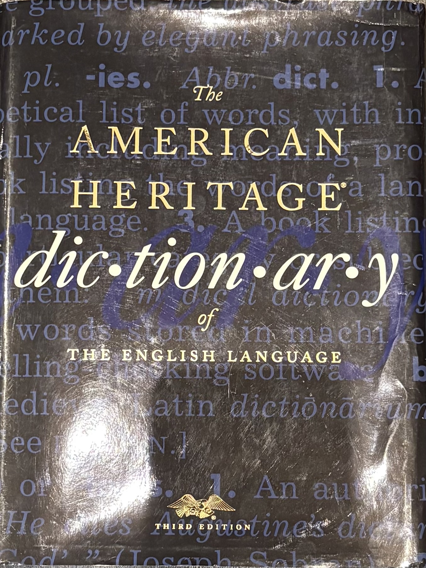 The American Heritage Dictionary of the English Language, Third Edition (Used Books) (hc) - Houghton Mifflin Company