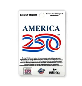 America 250 Die Cut Sticker