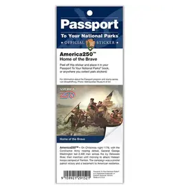 America250™ Home of the Brave Passport Sticker