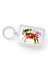 Keychain, Maryland Crab Flag