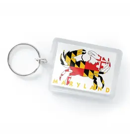 Keychain, Maryland Crab Flag