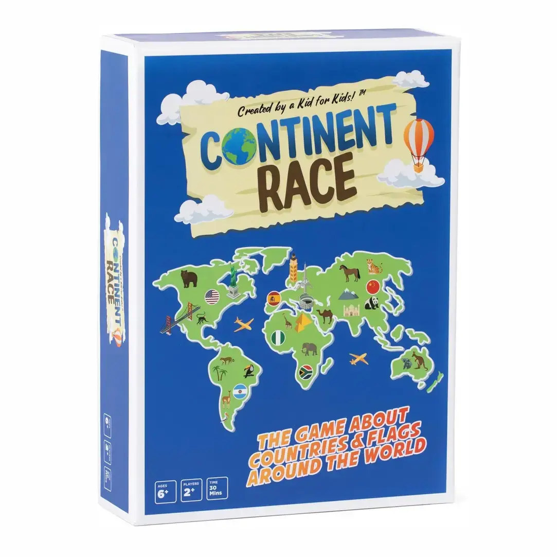 Continent Race: Geography Educational Game For Kids