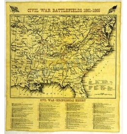 Historic Document - Civil War Battlefields Map