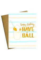 Baltimore Snowball Birthday Card