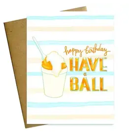 Baltimore Snowball Birthday Card