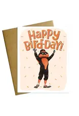 Happy Bird-Day Baltimore Oiroles Birthday Card