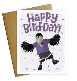 Happy Bird-Day Baltimore Ravens Birthday Card