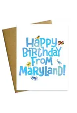 Happy Birthday From Maryland Card