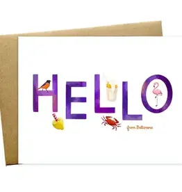 Hello from Baltimore Card