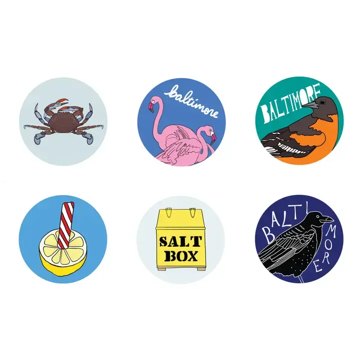 1 in. Baltimore Buttons