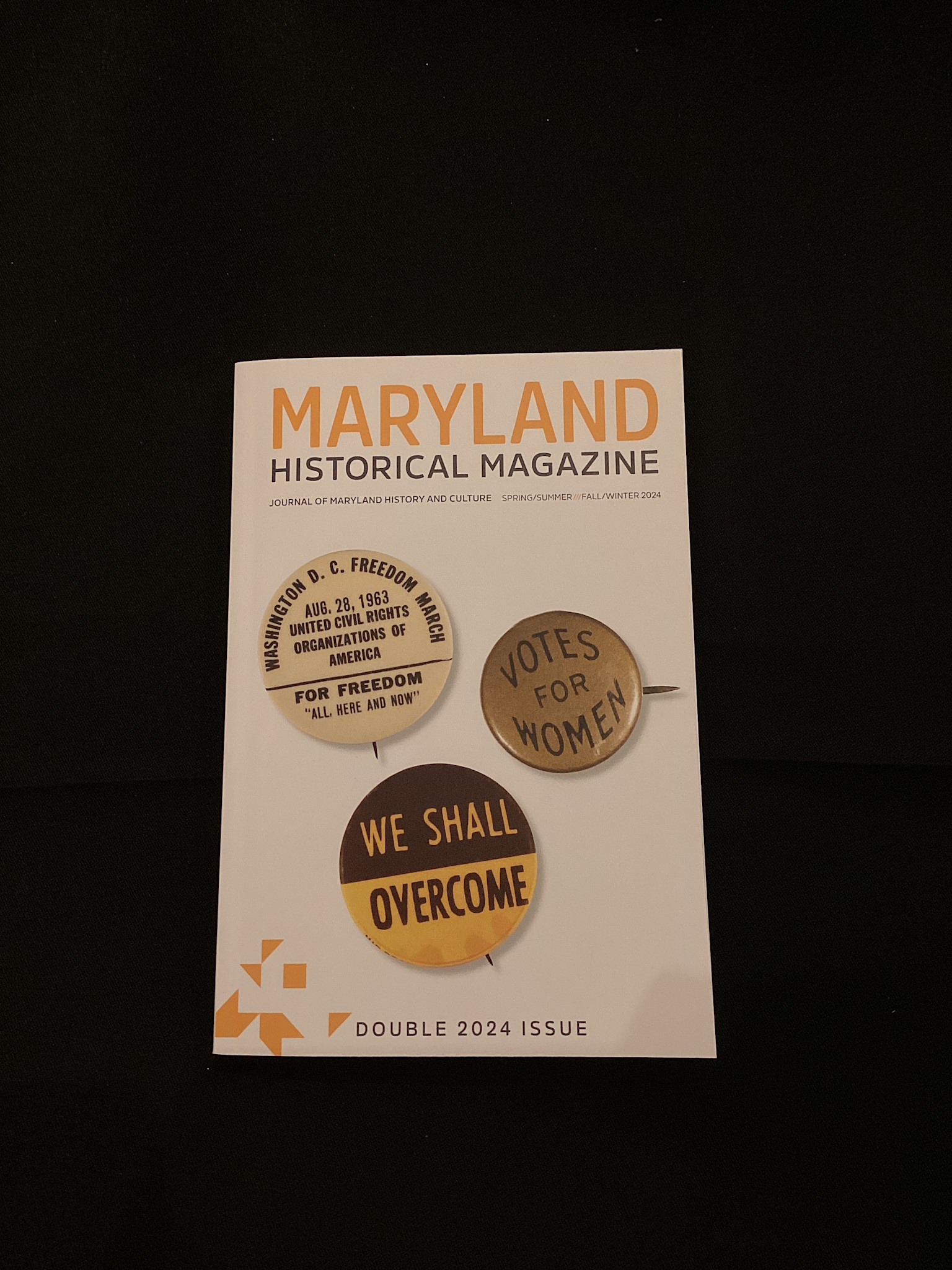 Maryland Historical Magazine- Spring–Summer and Fall–Winter  2024  Double  Issue - (pb ) MdHS