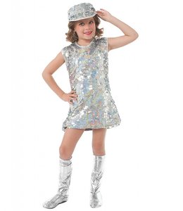 Rubies Costumes Silver Mod Girl