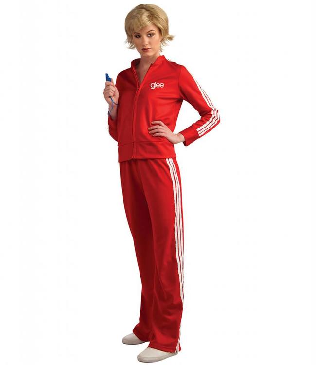 Rubies Costumes Red Track Suit-Sue Glee Teen