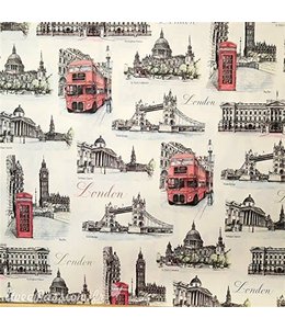 Nelson Line Wrapping Paper Sheet - London