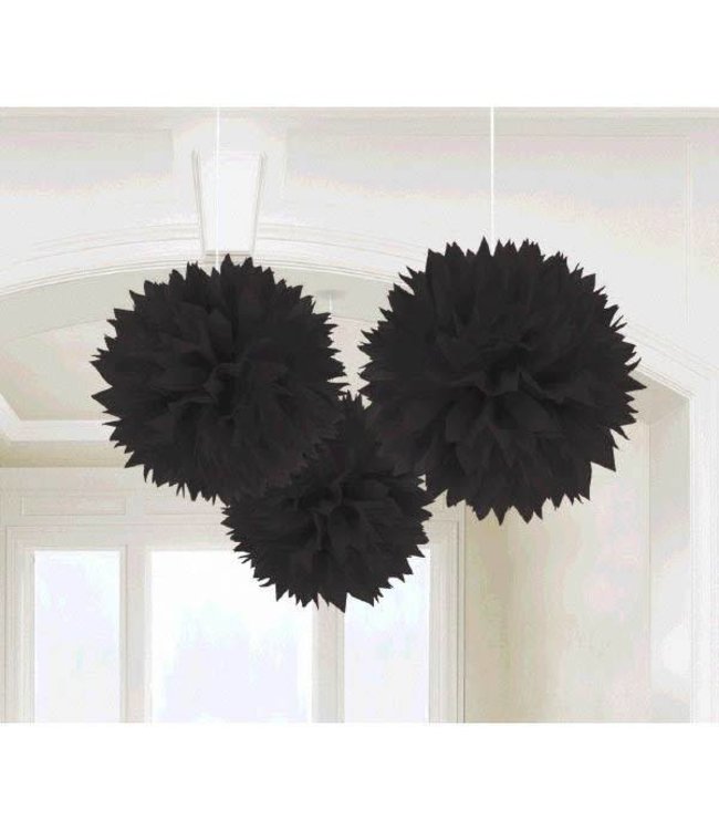 Amscan Inc. Paper Fluffy Decorations Black
