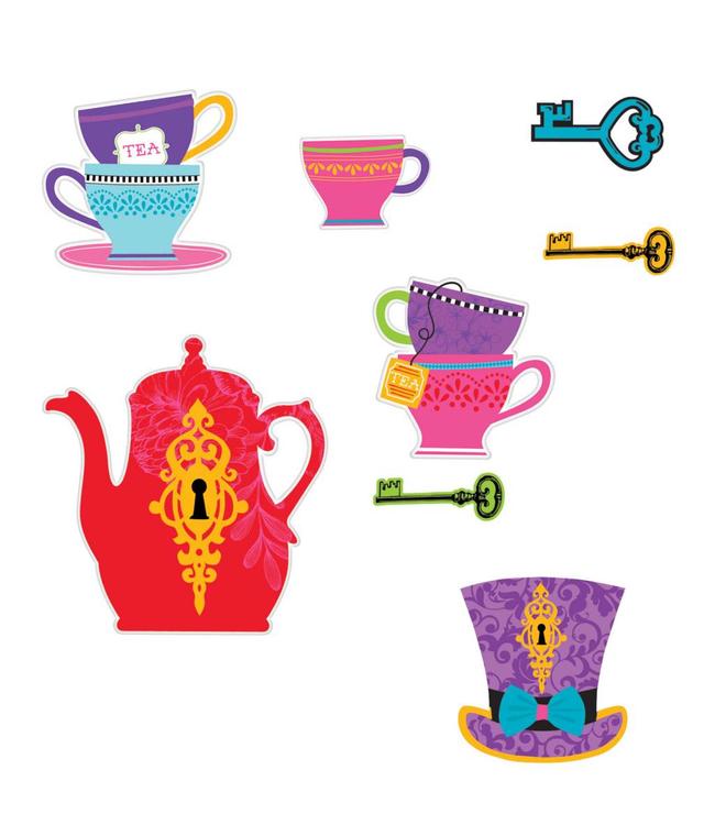 Amscan Inc. Mad Tea Party-Cutouts Mega Value Pack