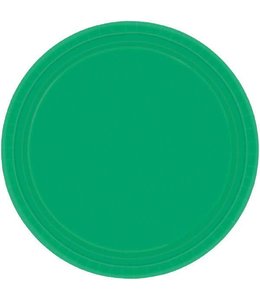 Amscan Inc. Dessert Plate 7"-Festive Green