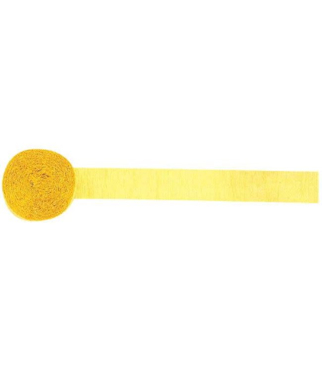 Amscan Inc. Crepe Streamer-Yellow Sunshine
