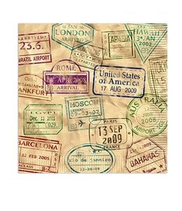 The Beistle Company Around The World Luncheon Napkins