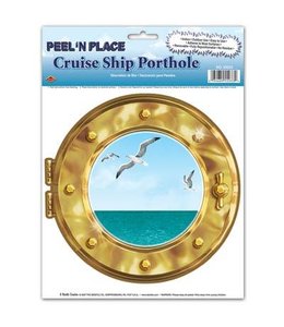 The Beistle Company Cruise Ship Porthole Peel 'N Place