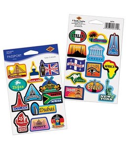 The Beistle Company Passport Stickers