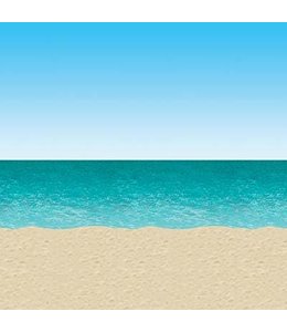 The Beistle Company Room Roll-Ocean & Beach Backdrop  (4 X 30)ft (1.2X9.1)M
