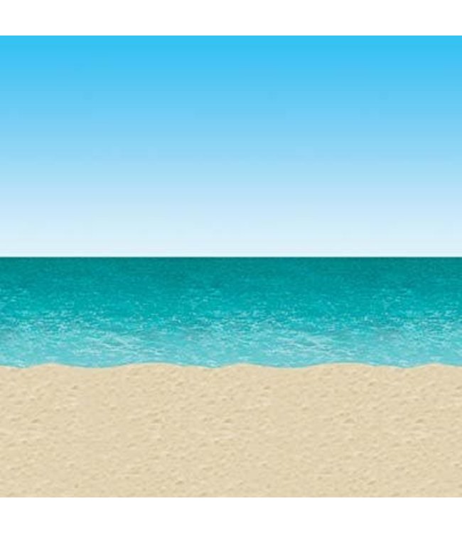 The Beistle Company Ocean & Beach Backdrop