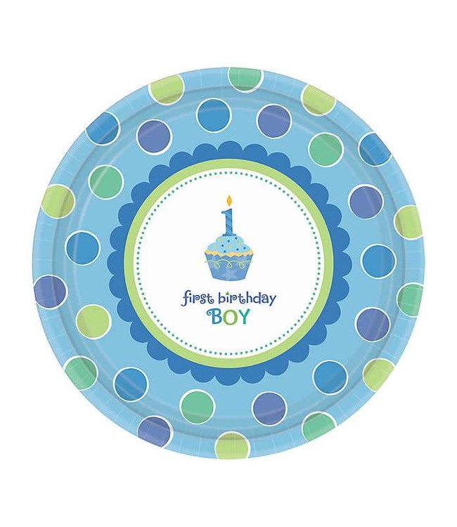 Amscan Inc. Cupcake Boy - 10In Plt