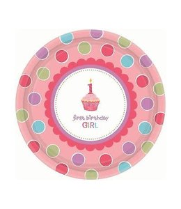 Amscan Inc. Cupcake Girl - 10In Plt