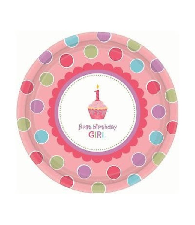 Amscan Inc. Cupcake Girl - 10In Plt