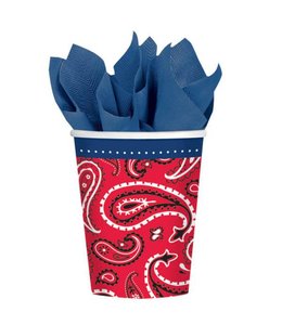 Amscan Inc. Cup 9Oz Bandana & Bl Jeans