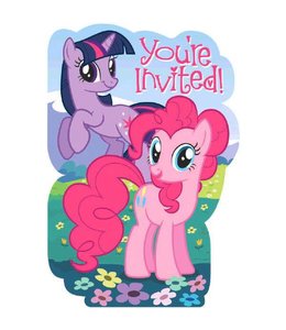 Amscan Inc. Invitation Cards - My Little Pony/Youآ´re Invited