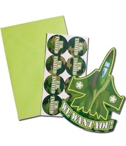 Amscan Inc. Pstcd Invite Camouflage