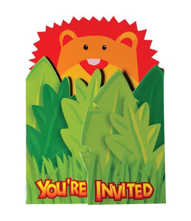 Amscan Inc. Invitation - Jungle Animals