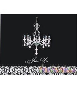 Amscan Inc. Invitation Cards - Elegant Chandelier