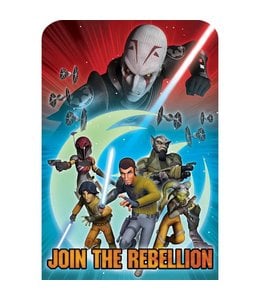 Amscan Inc. Invitation Cards - Star Wars Ep7/Join the Rebellion