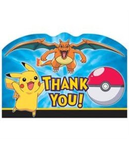 Amscan Inc. Thank You Cards - Pikachu