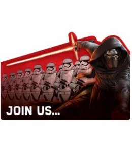 Amscan Inc. Star Wars Ep7 - Pstcd Invites