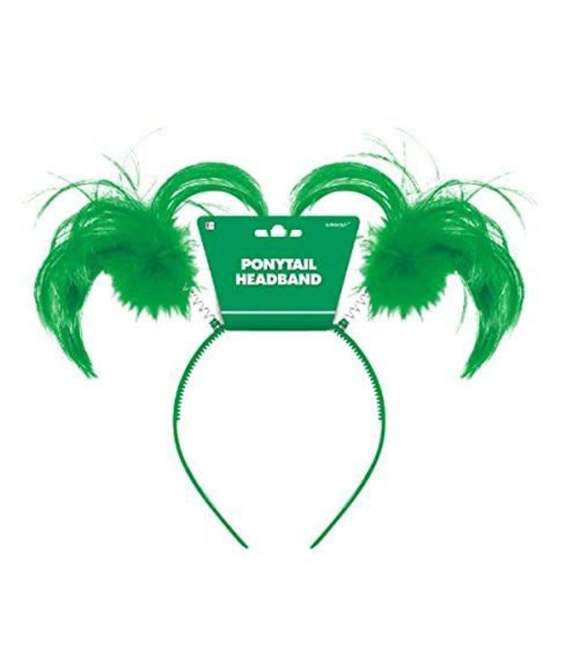 Amscan Inc. Ponytail Headband-Green