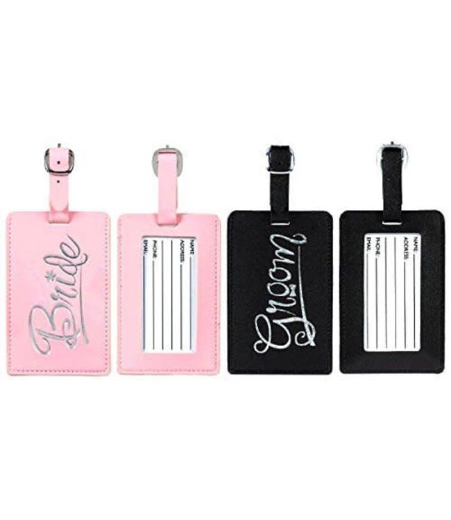 Amscan Inc. Luggage Tags - Bride & Groom