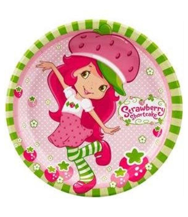 Party City Strawberry Shortcake-9 Inch Plates 8/pk