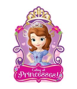 Party City Invitation Cards - Sofia The First
