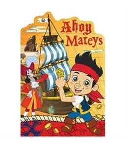 Party City Invitation Cards - Jake & The Never Land Pirates