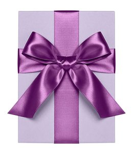 waste not paper Ribbon Double Faced Satin (1.5 X360) Inches-Purple Beet