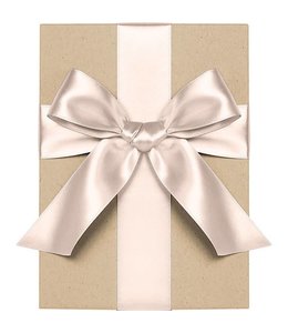 waste not paper Ribbon Dble Faced Satin 1.5'' - Blush