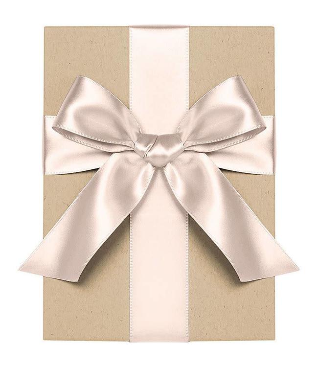 waste not paper Ribbon Dble Faced Satin 1.5'' - Blush