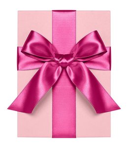waste not paper Ribbon Dble Faced Satin 1.5'' - Fuschia-Pink