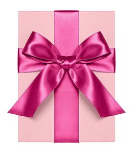 waste not paper Ribbon Double Faced Satin (1.5 X360) Inches-Fuschia